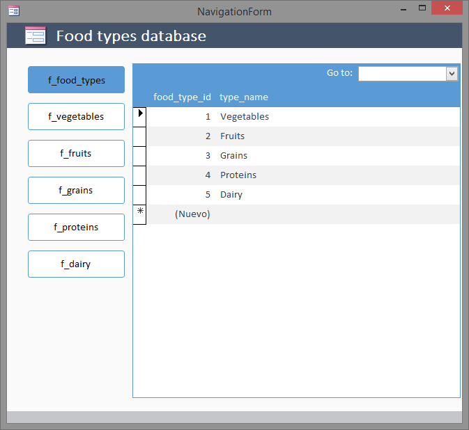 navigation subform ms access